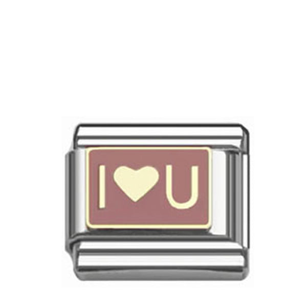 "I Love You" Italian Link charm for link Bracelet