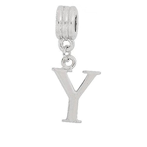 Alphabet Spacer Charm Beads Letter y for Snake Chain Bracelets - Sexy Sparkles Fashion Jewelry