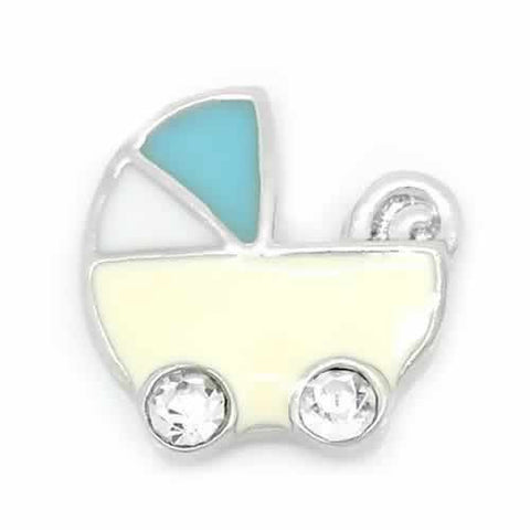 Stroller Floating Charms For Glass Living Memory Lockets - Sexy Sparkles Fashion Jewelry - 5