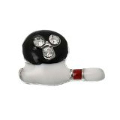 Beautiful Floating Bowling Pin ball Charms For Glass Living Memory Locket - Sexy Sparkles Fashion Jewelry