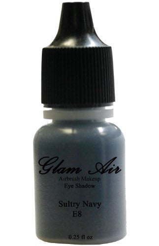 Glam Air Airbrushsh Eye Shadow s Water-based 0.25 Fl. Oz. Bottles of Eyeshadow( Choose Your s From Menu) (E8- SULTRY NAVY) - Sexy Sparkles Fashion Jewelry - 1