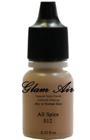Glam Air Airbrush Water-based Foundation in Set of Three (3) Assorted Tan Satin Shades S11-S12-S13 0.25oz - Sexy Sparkles Fashion Jewelry - 3