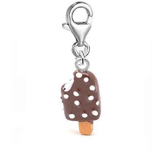 "Ice Cream" Charm Bead Spacer Compatible for Most European Snake Chain Bracelet (Chocolate Ice Cream Cone) - Sexy Sparkles Fashion Jewelry