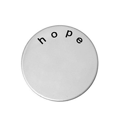 Floating Charms for Glass Living Memory Locket Pendant and Stainless Steel Back Plate (''Hope'' Back Plate)