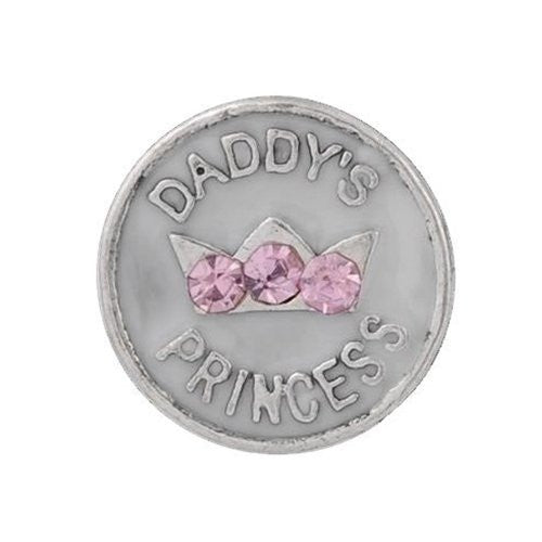 Daddys Princess Floating Charms For Glass Living Memory Lockets - Sexy Sparkles Fashion Jewelry