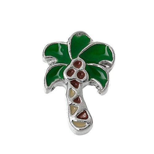 Beautiful Palm Tree Floating Charms For Glass Living Memory Locket