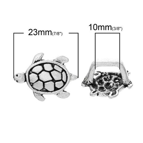 Charm Beads for Leather Bracelet/watch Bands or Wrist Bands (Turtle) - Sexy Sparkles Fashion Jewelry - 2