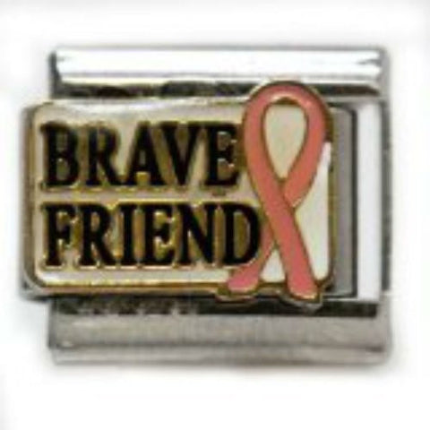 Brave Friend Italian Charm Bracelet Link - Sexy Sparkles Fashion Jewelry - 4