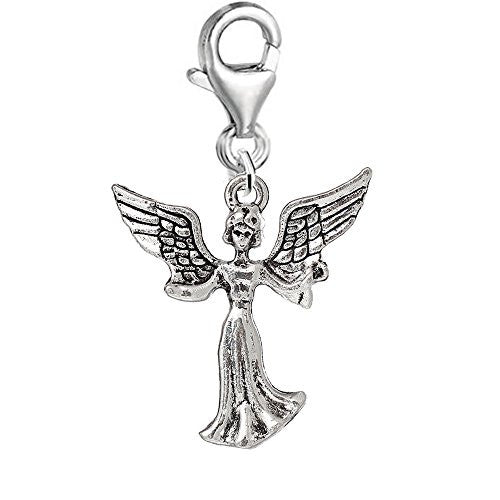 Heaven Guardian Angel Clip on Pendant Charm for Bracelet or Necklace - Sexy Sparkles Fashion Jewelry