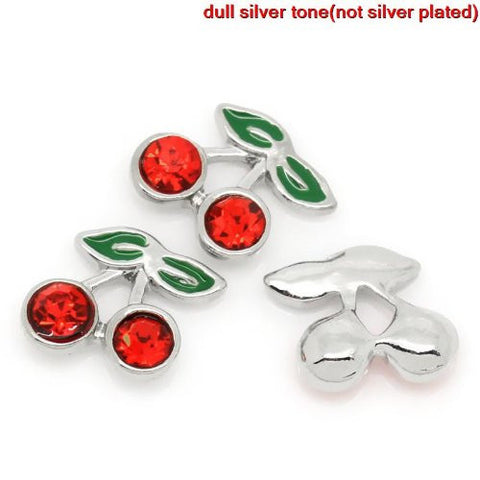 Cherry Floating Charms For Glass Living Memory Lockets - Sexy Sparkles Fashion Jewelry - 4
