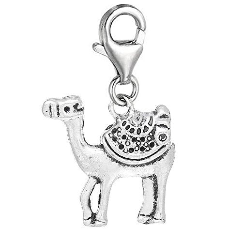Clip on Camel Dangle Pendant for European Clip on Charm Jewelry w/ Lobster Clasp - Sexy Sparkles Fashion Jewelry