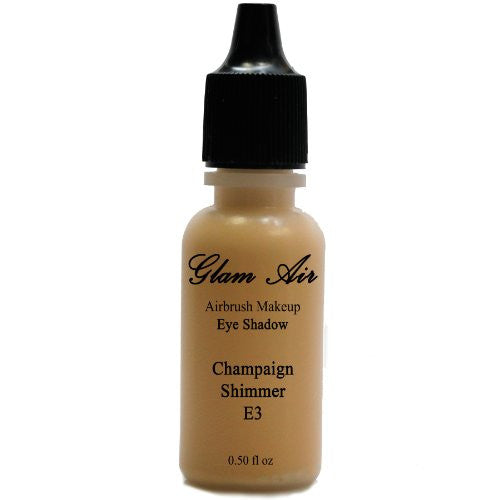 Large Bottle Glam Air Airbrush E3 Champaign Shimmer Eye Shadow Water-based Makeup - Sexy Sparkles Fashion Jewelry - 1