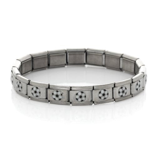 Starter Italian Charm 18 Link Bracelet 17.5 Cm (Football) - Sexy Sparkles Fashion Jewelry