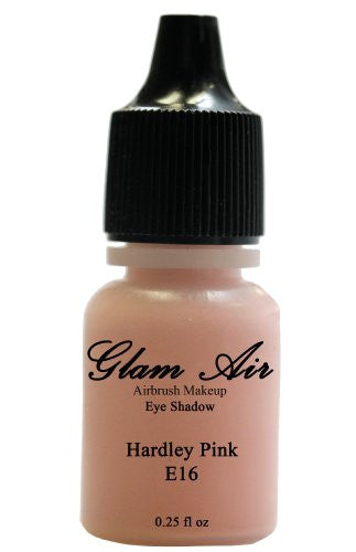 Glam Air Airbrushsh Eye Shadow s Water-based 0.25 Fl. Oz. Bottles of Eyeshadow( Choose Your s From Menu) (E16- HARDLEY PINK)