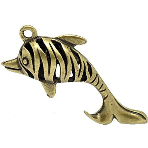 Dolphin Charm Pendant for Necklace - Sexy Sparkles Fashion Jewelry - 1