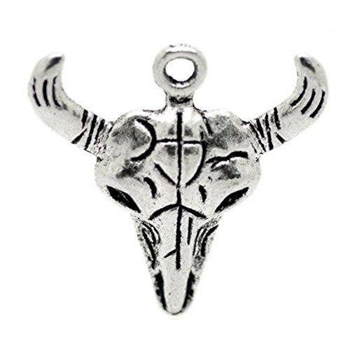 Bull Head Charm Pendant for Necklace