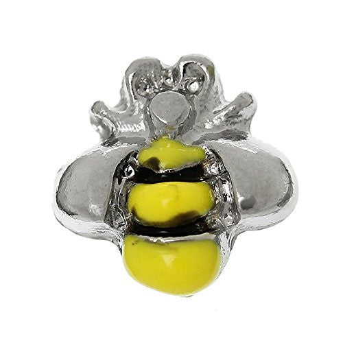 Beautiful Bee Floating Charms For Glass Living Memory Locket - Sexy Sparkles Fashion Jewelry