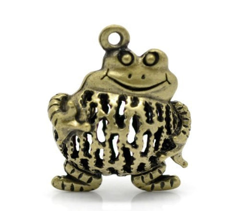 Frog Hallow Charm Pendant for Necklace - Sexy Sparkles Fashion Jewelry - 4