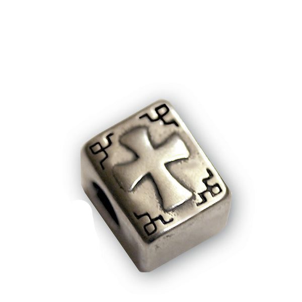 Sexy Sparkles Stainless Steel Holy Bible Cross Book Religious Charm Spacer Bead