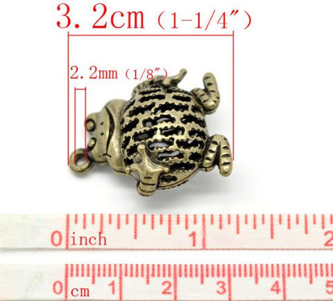 Frog Hallow Charm Pendant for Necklace - Sexy Sparkles Fashion Jewelry - 3