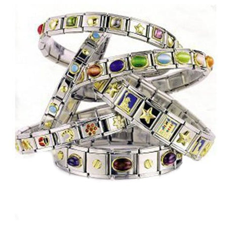 Girls Rule Italian Link Bracelet Charm - Sexy Sparkles Fashion Jewelry - 2