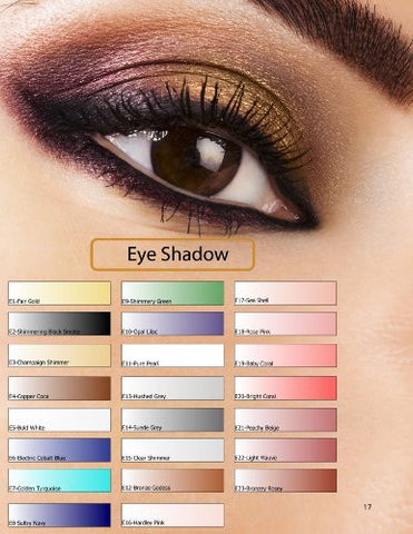 Glam Air Airbrush E7 Golden Turquoise Eye Shadow Water-based Makeup - Sexy Sparkles Fashion Jewelry - 3
