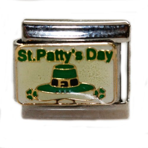 St. Patty's Day Italian Link Bracelet Charm - Sexy Sparkles Fashion Jewelry