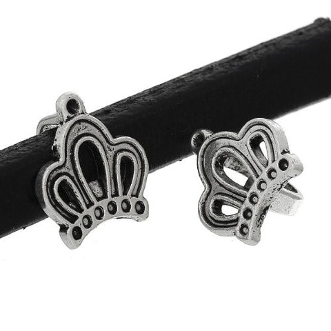Charm Beads for Leather Bracelet/watch Bands or Wrist Bands (Crown) - Sexy Sparkles Fashion Jewelry - 3