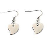 SEXY SPARKLES stainless steel Heart small stud earrings for girls teens women Hypoallergenic jewelry