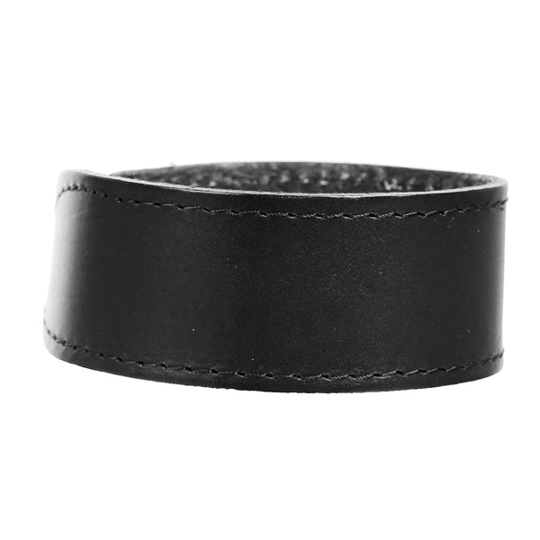 Sexy Sparkles Mens Genuine Real Leather Wrist Bracelet Wide Casual Wristband Cuff Bangle Adjustable - Sexy Sparkles Fashion Jewelry - 1