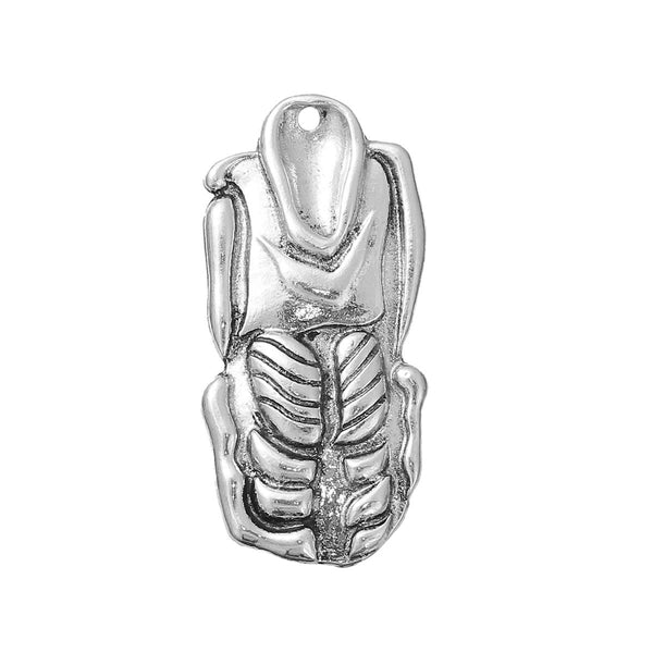 Sexy Sparkles Medical Anatomical 3D Human Larynx Charm Pendant for Necklace,Bracelets or Keychains