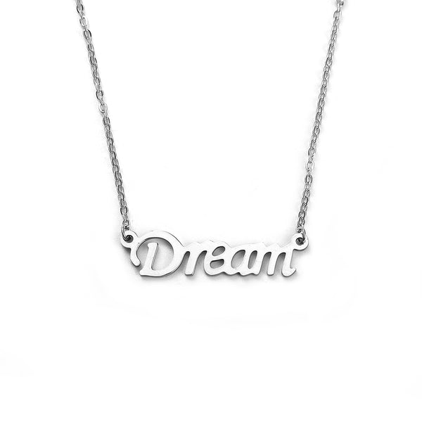 Sexy Sparkles stainless steel womens jewelry inch Dreaminch  Necklace pendant for women girls small elegant design