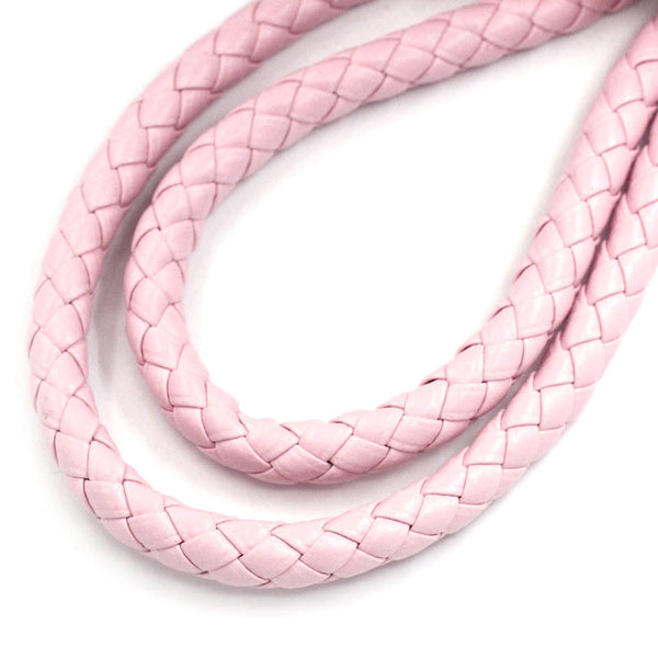 Sexy Sparkles 5 M Leatheroid Braiding Jewelry Cord Pink 7mm