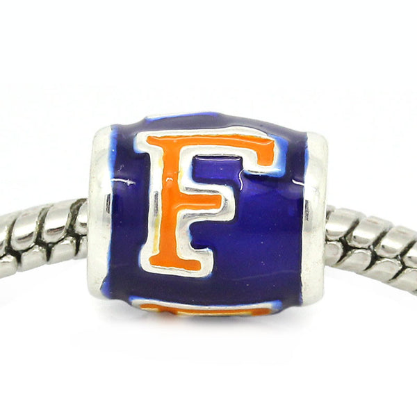 Florida Gators European Bead Charm - University Of Florida Football Team Logo
