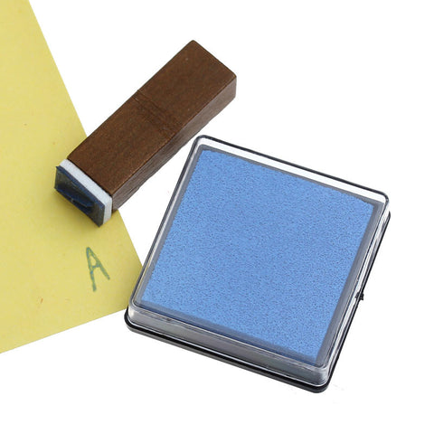 2 Pcs Ink Pad for Rubber Stamp Blue 4cm - Sexy Sparkles Fashion Jewelry - 2