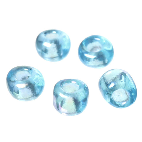 Glass Seed Beads Size 10/0 Light Blue 450 Grams - Sexy Sparkles Fashion Jewelry - 2