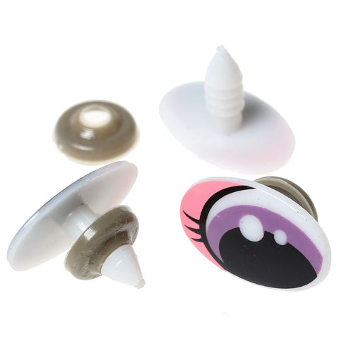 10 Pcs Plastic Eyes Craft for Toy Doll Making 25mm - Sexy Sparkles Fashion Jewelry - 3