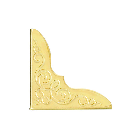 10 Pc Light Golden Scrapbooking Album Menu Folders Pattern Carved - Sexy Sparkles Fashion Jewelry - 2