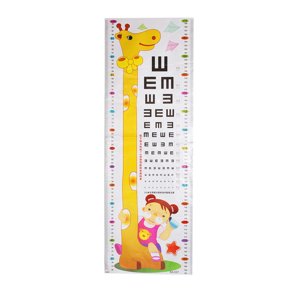 Sexy Sparkles Height Measurement Growth Chart Wall Sticker DÃ©cor Giraffe Design 170cm