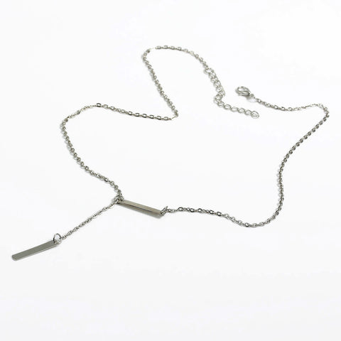 Y Shaped Lariat Necklace Link Cable Chain - Sexy Sparkles Fashion Jewelry - 4