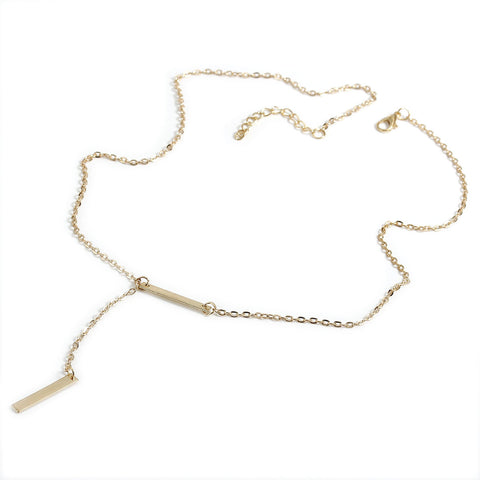 Y Shaped Lariat Necklace Link Cable Chain - Sexy Sparkles Fashion Jewelry - 4