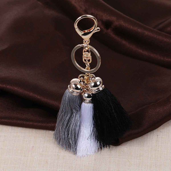 Sexy Sparkles Key Chains Key Rings Lobster Clasp With Multi color Rayon Tassel