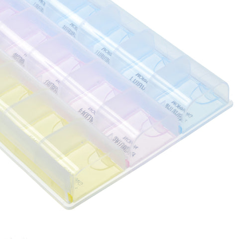 Sexy Sparkles Weekly Three a Day Pill Organizer Plastic Box Storage Sort Medication