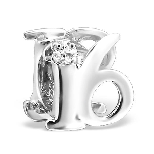 .925 Sterling Silver " Sixteen (16)" Charm Spacer Bead for Snake Chain Charm Bracelet - Sexy Sparkles Fashion Jewelry