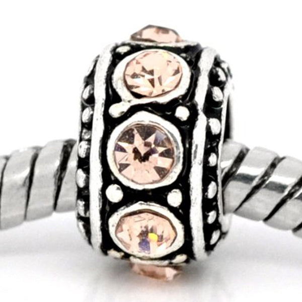November Birthstone Spacer Bead Charm for european snake chain charm Bracelet - Sexy Sparkles Fashion Jewelry - 1