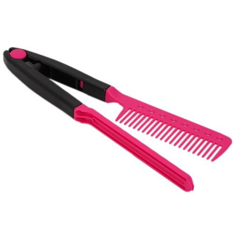 Hair Straightener Hair Dress Styling V Shape Comb DIY Salon Hairdressing - Sexy Sparkles Fashion Jewelry - 2
