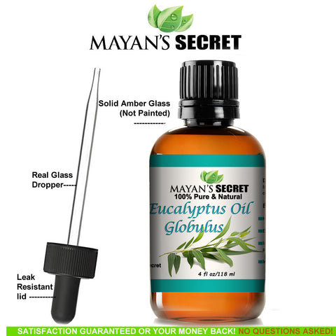 Eucalyptus Globulus Essential Oil, Aromatherapy for Clear Breathing,100% Pure, Therapeutic Grade