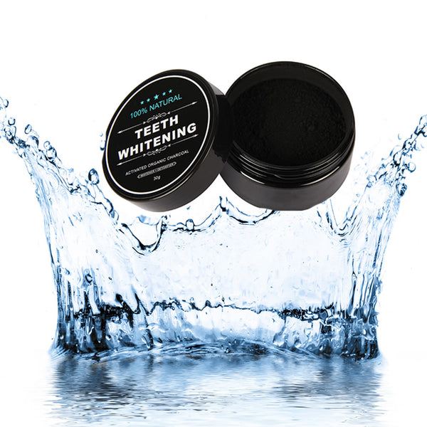 Sexy Sparkles Tooth Whitener, Teeth Whitening Activated Charcoal Powder Natural Organic Whitens Stained Teeth