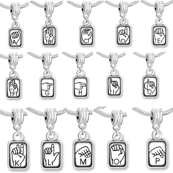 Sign Language Charms