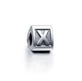 Letter "X"Triangle European Bead Compatible for Most European Snake Chain Bracelets - Sexy Sparkles Fashion Jewelry